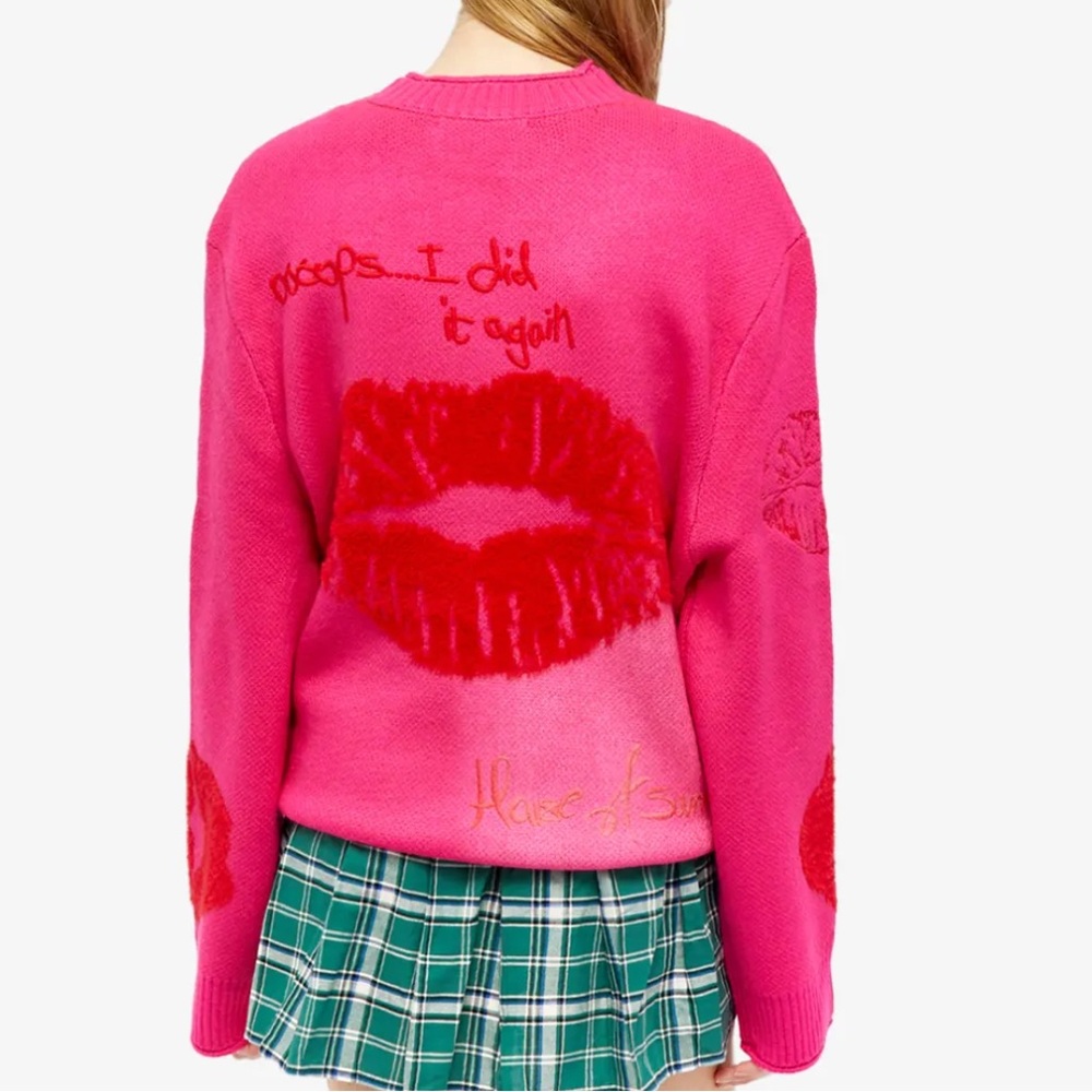 NWT House of Sunny Love Notes Sweater Size XL